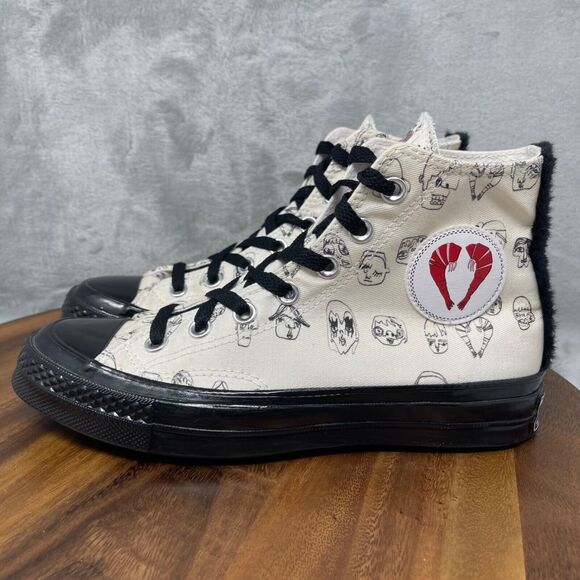 Converse x Shrimps Shoes Womens 6.5 Chuck Taylor All Star 70 Hi Limited Edition - Picture 6 of 16